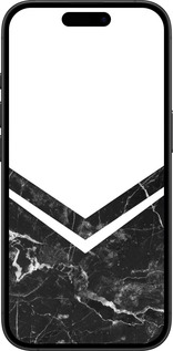 TPU чехол Мраморный шеврон для Apple iPhone 16 Plus - 5570b-3714 изображение 