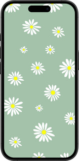 TPU чехол Ромашки v4 для Apple iPhone 16 Plus - 5603b-3714 изображение 