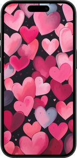 TPU чехол Сердечки 4 для Apple iPhone 16 Plus - 5662b-3714 изображение 