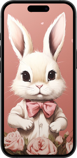 TPU чехол Зайчик для Apple iPhone 16 Plus - 5669b-3714 изображение 