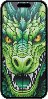 TPU чехол Зелений дракон для Apple iPhone 16 Plus - 5816b-3714 изображение 