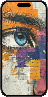 TPU чехол Цветная фреска для Apple iPhone 16 Plus - 6032b-3714 изображение 