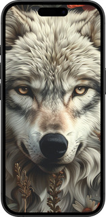 TPU чехол Волчий взгляд для Apple iPhone 16 Plus - 6066b-3714 изображение 