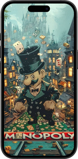 TPU чехол Сказочный Monopoly для Apple iPhone 16 Plus - 6086b-3714 изображение 