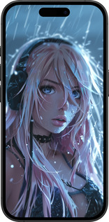 TPU чехол Неоновий дощ для Apple iPhone 16 Plus - 6119b-3714 изображение 