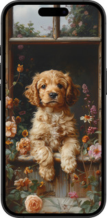 TPU чехол Щенок cocker spaniel для Apple iPhone 16 Plus - 6136b-3714 изображение 