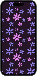 TPU чехол з квітами для Apple iPhone 16 Plus - 6258b-3714 изображение 