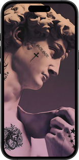 TPU чехол Давид для Apple iPhone 16 Plus - 6302b-3714 изображение 