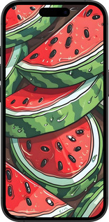 TPU чехол Кавун для Apple iPhone 16 Plus - 6315b-3714 изображение 
