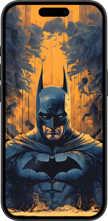 TPU чехол Бэтмен для Apple iPhone 16 Plus - 6335b-3714 изображение 