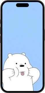 TPU чехол Милый мишка для Apple iPhone 16 Plus - 6357b-3714 изображение 