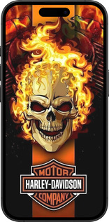 TPU чехол Харлей девидсон для Apple iPhone 16 Plus - 6370b-3714 изображение 