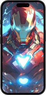 TPU чехол Железный человек для Apple iPhone 16 Plus - 6372b-3714 изображение 