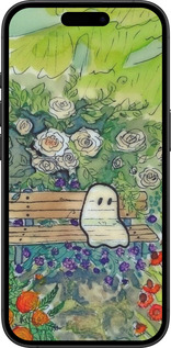 TPU чехол Грустное привидение для Apple iPhone 16 Plus - 6403b-3714 изображение 