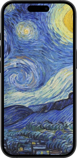 TPU чехол «Звездная ночь» Винсента Ван Гога для Apple iPhone 16 Plus - 6433b-3714 изображение 