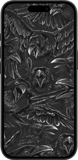 TPU чехол Воронья ярость для Apple iPhone 16 Plus - 6474b-3714 изображение 