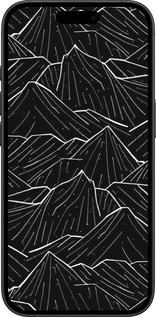 TPU чехол Із зображенням Темних гір для Apple iPhone 16 Plus - 6489b-3714 изображение 