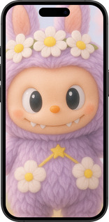 TPU чехол Лабубу 1 для Apple iPhone 16 Plus - 6709b-3714 изображение 