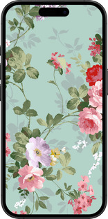 TPU чехол Цветочные обои 2 для Apple iPhone 16 Plus - 862b-3714 изображение 