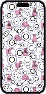 TPU чехол Смешные коты для Apple iPhone 16 Plus - 907b-3714 изображение 