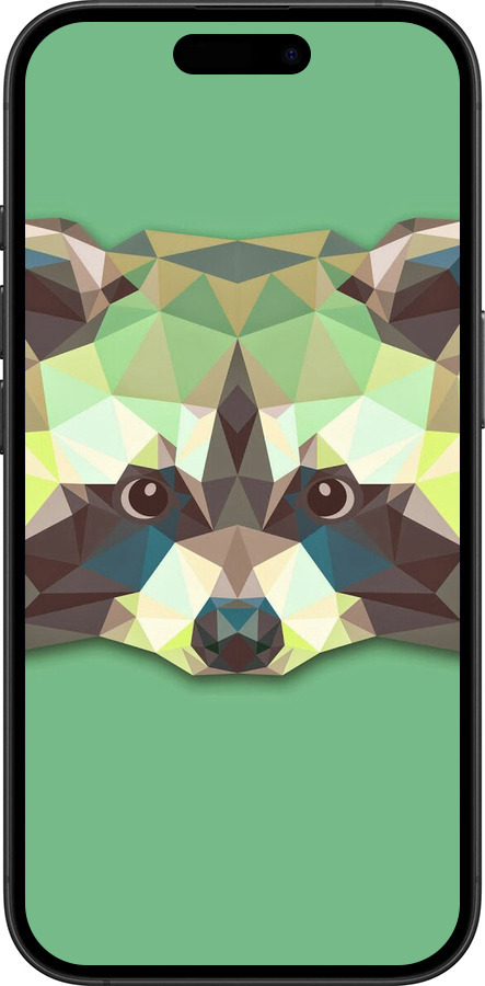 TPU чехол Енот для Apple iPhone 16 Plus - 1217b-3714 изображение 