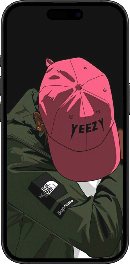 TPU чехол logo de yeezy для Apple iPhone 16 Plus - 3995b-3714 изображение 