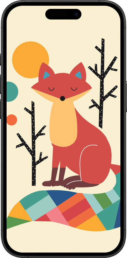 TPU чехол Rainbow fox для Apple iPhone 16 Plus - 4010b-3714 изображение 