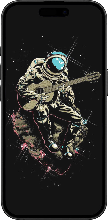 TPU чехол Космонавт с гиратой для Apple iPhone 16 Plus - 4138b-3714 изображение 