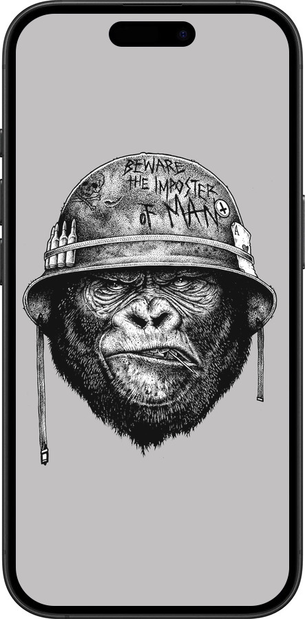 TPU чехол military monkey для Apple iPhone 16 Plus - 4177b-3714 изображение 