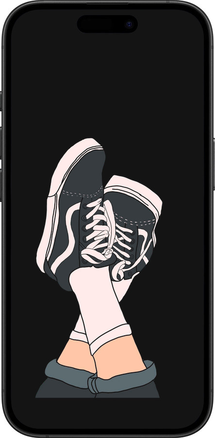 TPU чехол Кеды для Apple iPhone 16 Plus - 4265b-3714 изображение 