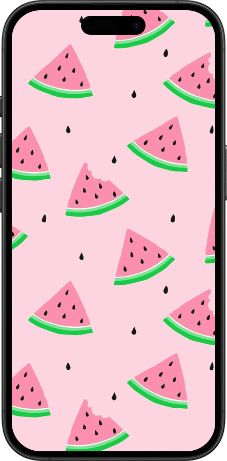 TPU чехол Рожевий кавун для Apple iPhone 16 Plus - 4314b-3714 изображение 
