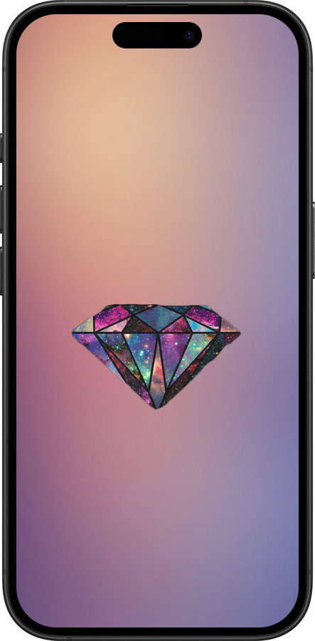 TPU чехол Диамант для Apple iPhone 16 Plus - 4352b-3714 изображение 