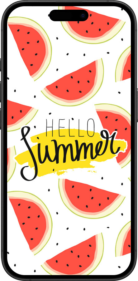 TPU чехол Hello Summer для Apple iPhone 16 Plus - 4356b-3714 изображение 