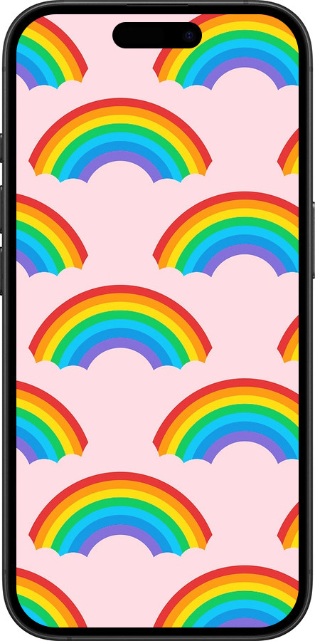 TPU чехол Rainbows для Apple iPhone 16 Plus - 4478b-3714 изображение 