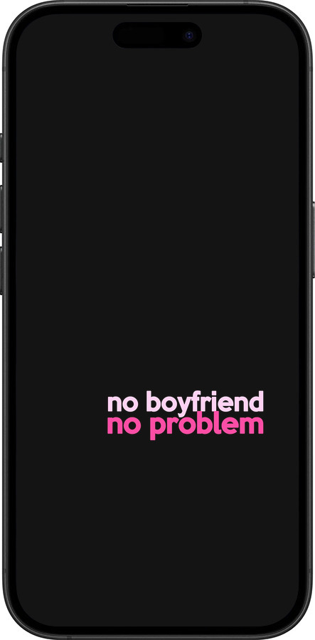 TPU чехол no boyfriend no problem для Apple iPhone 16 Plus - 4549b-3714 изображение 