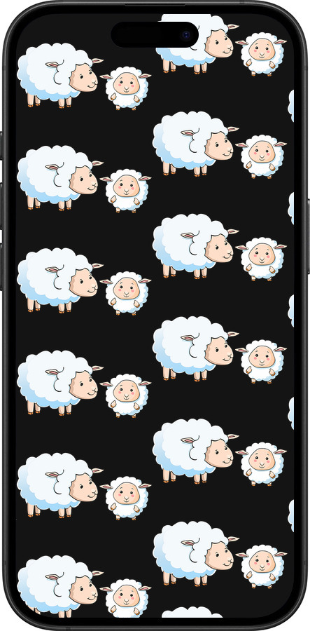 TPU чехол Овечки1 для Apple iPhone 16 Plus - 4637b-3714 изображение 