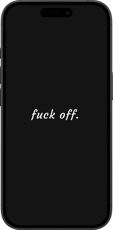 TPU чехол Fuck off для Apple iPhone 16 Plus - 4731b-3714 изображение 