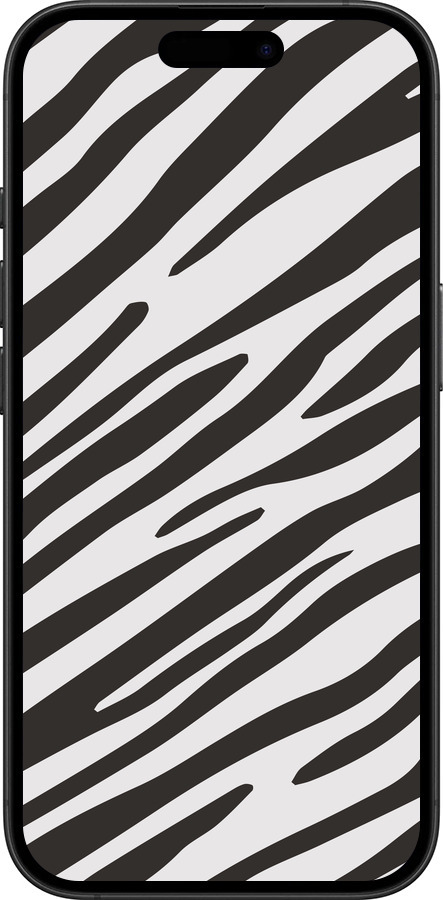 TPU чехол Классическая зебра для Apple iPhone 16 Plus - 4874b-3714 изображение 