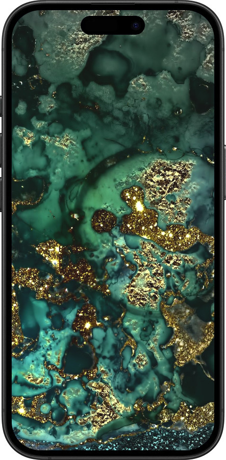 TPU чехол Мрамор золото богатство для Apple iPhone 16 Plus - 5419b-3714 изображение 