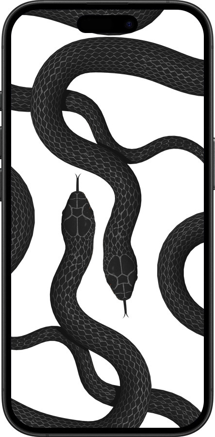 TPU чехол Змії для Apple iPhone 16 Plus - 5473b-3714 изображение 