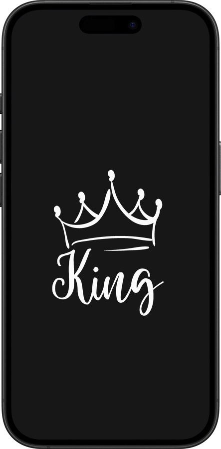 TPU чехол Queen & King для нього для Apple iPhone 16 Plus - 5521b-3714 изображение 