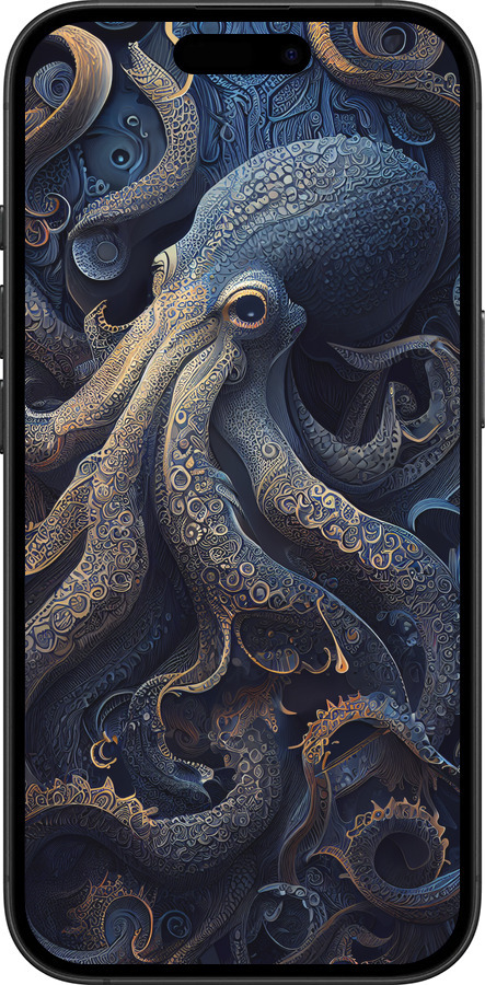 TPU чехол Восьминіг для Apple iPhone 16 Plus - 5551b-3714 изображение 