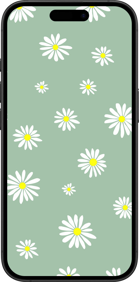 TPU чехол Ромашки v4 для Apple iPhone 16 Plus - 5603b-3714 изображение 