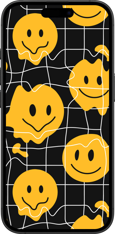 TPU чехол Смайлы v3 для Apple iPhone 16 Plus - 5623b-3714 изображение 
