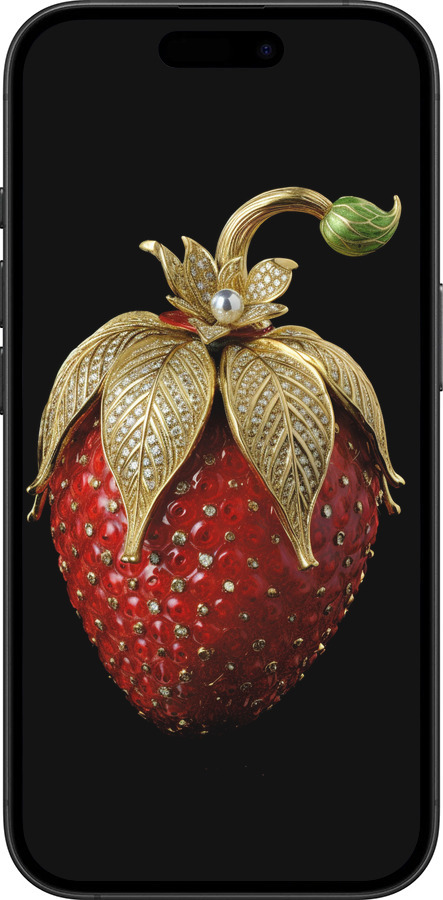 TPU чехол Клубника v3 для Apple iPhone 16 Plus - 5638b-3714 изображение 