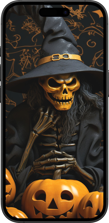 TPU чехол Halloween 2 для Apple iPhone 16 Plus - 5654b-3714 изображение 