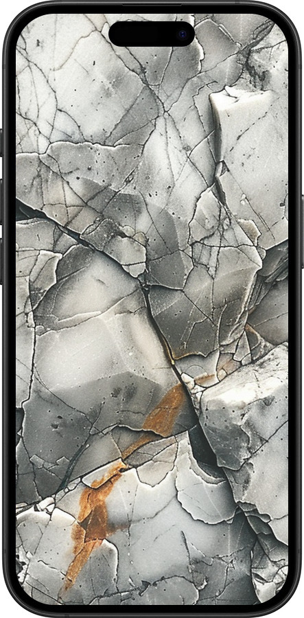 TPU чехол Сірий мармур для Apple iPhone 16 Plus - 6041b-3714 изображение 