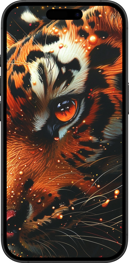 TPU чехол Tiger для Apple iPhone 16 Plus - 6053b-3714 изображение 