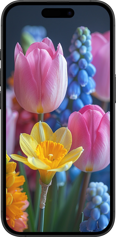 TPU чехол Весняні квіти для Apple iPhone 16 Plus - 6058b-3714 изображение 