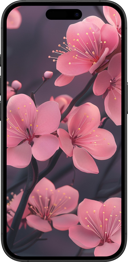 TPU чехол Пурпурова сакура для Apple iPhone 16 Plus - 6075b-3714 изображение 